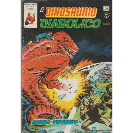 EL DINOSAURIO DIABOLICO Nº 4 DE 4 : ARBOL DEMONIO POR JACK KIRBY
