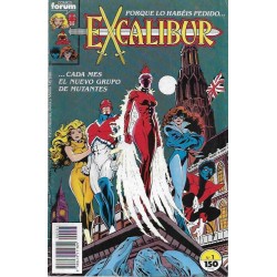 EXCALIBUR VOL.1 Nº 1 AL 16,18 AL 22  mas EL PRIMER PRESTIGIO DONDE COMIENZA LA COLECCION DE CLAREMONT Y DAVIS