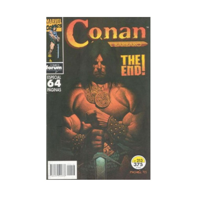 CONAN EL BARBARO VOL.1 COL.COMPLETA ED.FORUM Nº 1 AL 213 MAS LOS 3 EXTRAS, EXCELENTE ESTADO DE CONSERVACION