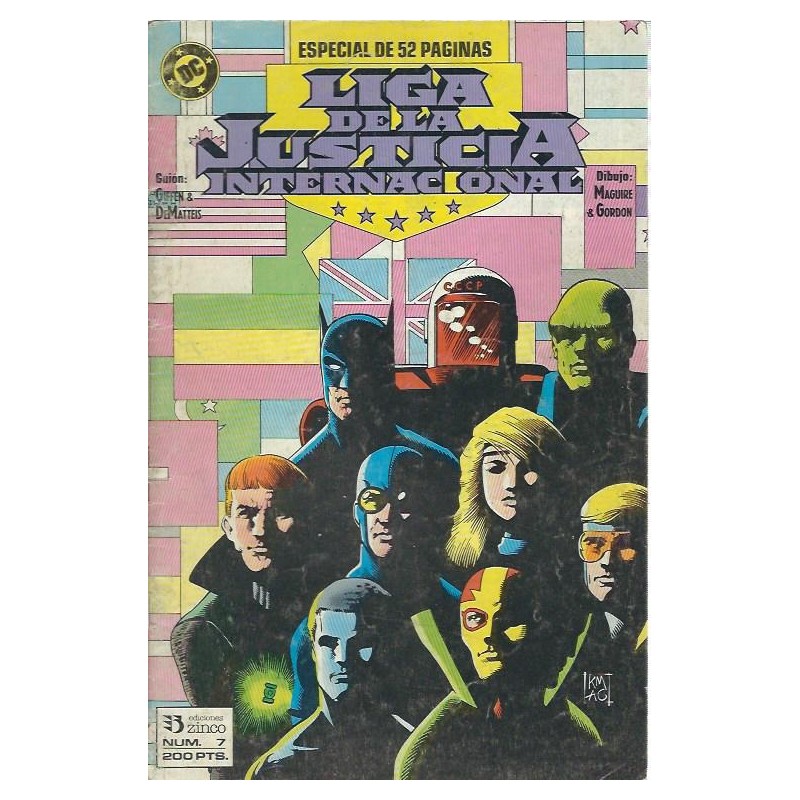 LIGA DE LA JUSTICIA DE AMERICA ED.ZINCO Nº 1 AL 42 , A FALTA DE LOS NUMEROS : 27,31,32,34,36