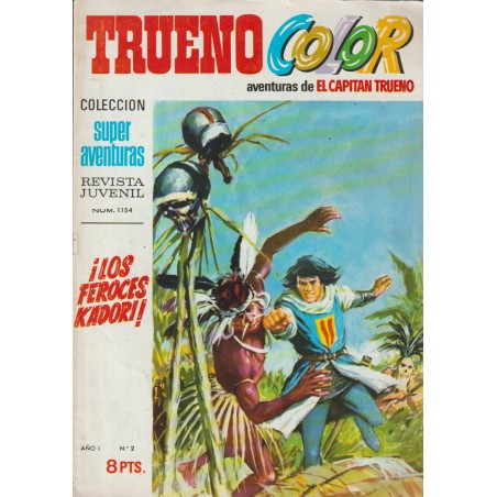 TRUENO COLOR 1ª EPOCA ED.BRUGUERA Nº 1 AL 3 Y DEL 12 AL 52