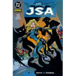 JSA NORMA EDITORIAL Nº 1 A 3 - QUE SE HAGA JUSTICIA , TIERRA DE TINIEBLAS Y LA CAZA DE EXTANT