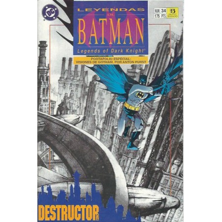 LEYTENDAS DE BATMAN ED.ZINCO Nº 34 DESTRUCTOR