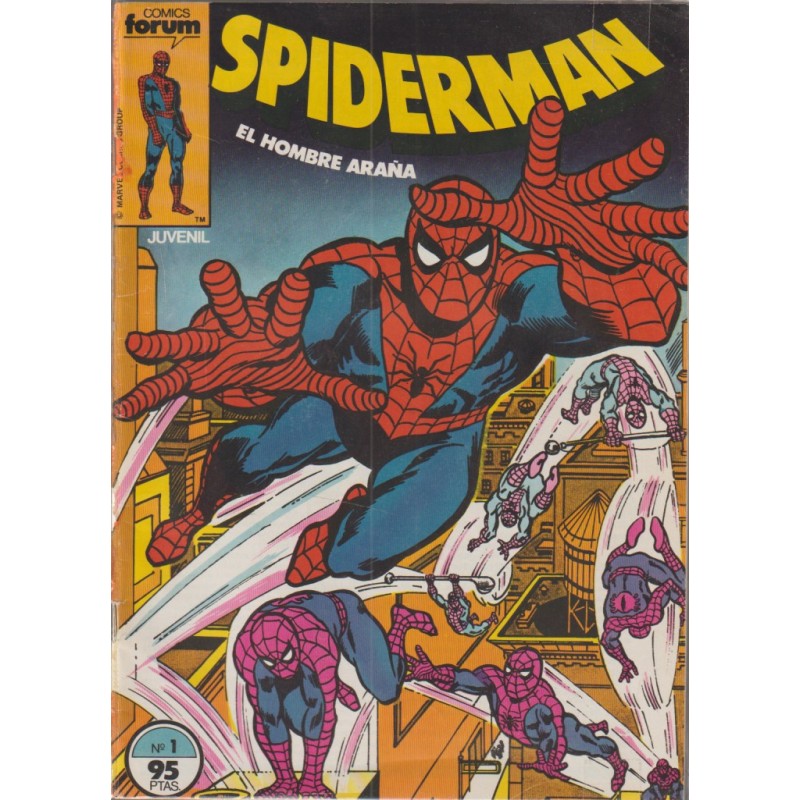 SPIDERMAN VOL.1 ED.FORUM Nº 1 ( BUEN ESTADO PERO PROCEDENTE DE RETAPADO )