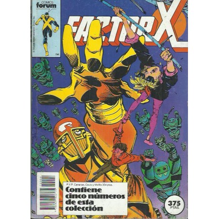 FACTOR X VOL.1 ED.FORUM Nº 16 AL 20 EN UN RETAPADO