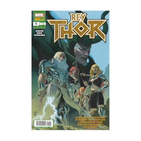 THOR VOL.5 Nº 104 AL 107 CONTIENE SAGA COMPLETA REY THOR 1 AL 4 POR JASON AARON