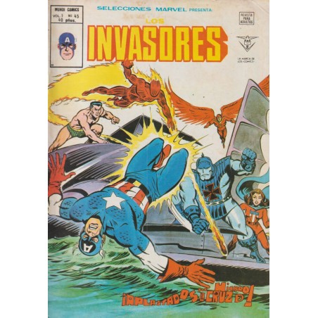 SELECCIONES MARVEL PRESENTA n. 45 LOS INVASORES ¡ APLASTADOS POR LA CRUZ DE HIERRO ¡