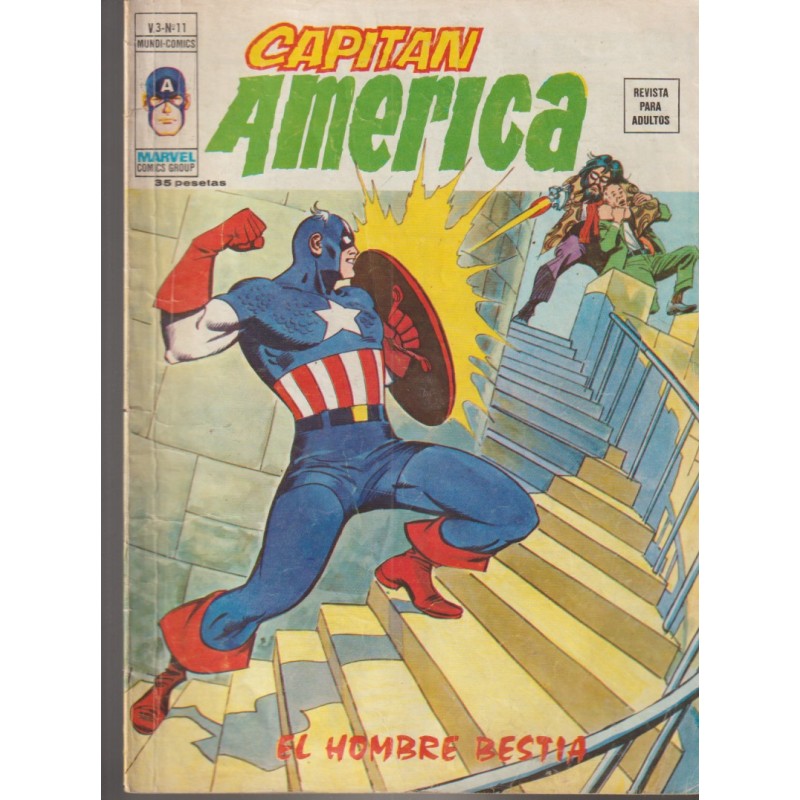 CAPITAN AMERICA VERTICE VOL.3 n. 11 EL HOMBRE BESTIA