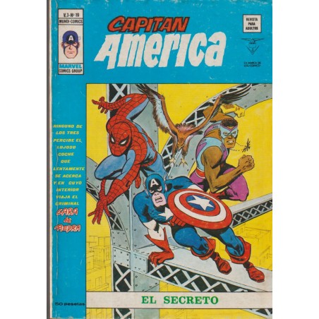 CAPITAN AMERICA VERTICE VOL.3 n. 19 EL SECRETO ,CON SPIDERMAN