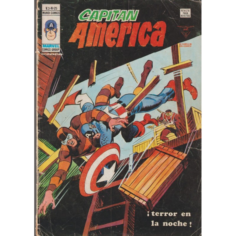 CAPITAN AMERICA VERTICE VOL.3 n. 25 ¡ TERROR EN LA NOCHE ¡