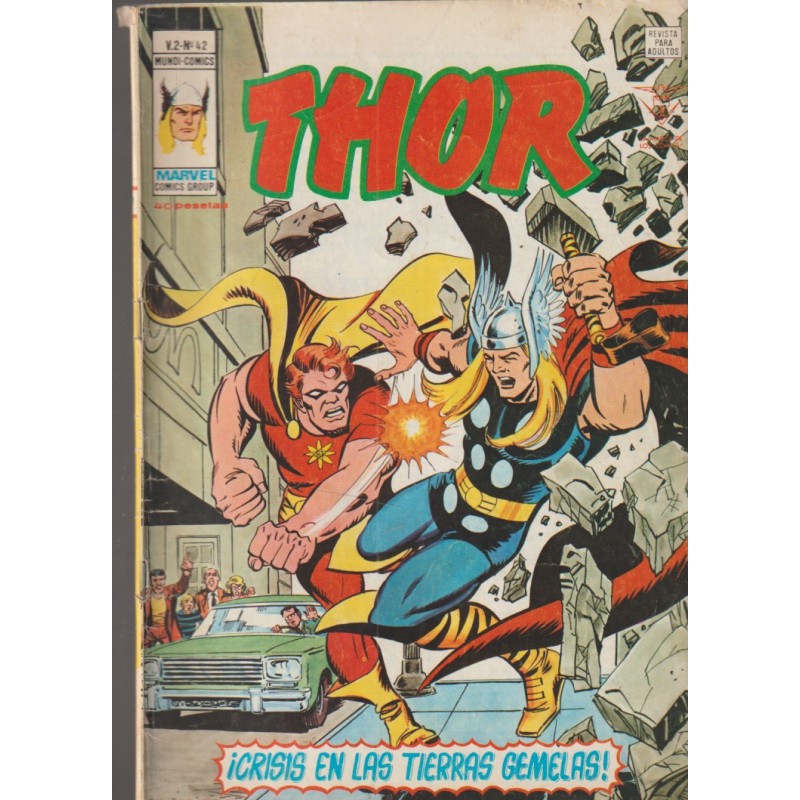 THOR ED.VERTICE VOL.2 Nº 42 ¡ CRISIS EN LAS TIERRAS GEMELAS ¡