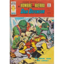 HEROES MARVEL PRESENTA VERTICE VOL.2 n. 34 - HOMBRE DE HIERRO Y DAN DEFENSOR ¡ EL MIEDO TIENE DOS CARAS ¡