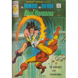 heroes marvel presenta vol.2 ed.vertice nº 39 Hombre de Hierro y Dan Defensor : La Jungla de Cemento