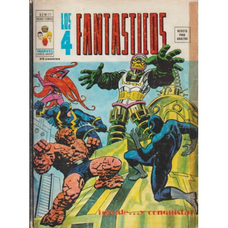 LOS 4 FANTASTICOS ED.VERTICE VOL.2 Nº 23 ¡ DIVIDE Y CONQUISTA ¡