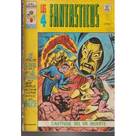 LOS 4 FANTASTICOS ED.VERTICE VOL.3 Nº 4 CAUTIVOS DEL DR.MUERTE