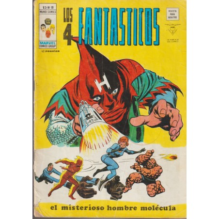 LOS 4 FANTASTICOS ED.VERTICE VOL.3 Nº 10 EL MISTERIOSO HOMBRE MOLECULA