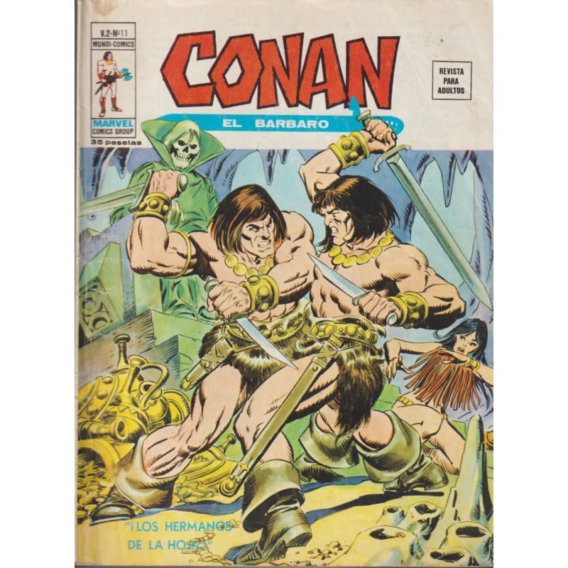 CONAN EL BARBARO VOL.2 ED.VERTICE Nº 11 ¡ LOS HERMANOS DE LA HOJA ¡