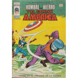 LOS INSUPERABLES PRESENTAN 9,11,12,14,15,16,18 Y 19 EL HOMBRE DE HIERRO Y EL CAPITAN AMERICA , ETAPA PUBLICADA EN LOS NUMEROS 7 AL 19 DE LA COLECCION