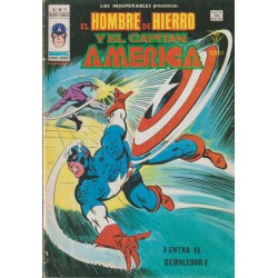 LOS INSUPERABLES PRESENTAN 9,11,12,14,15,16,18 Y 19 EL HOMBRE DE HIERRO Y EL CAPITAN AMERICA , ETAPA PUBLICADA EN LOS NUMEROS 7 AL 19 DE LA COLECCION