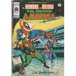 LOS INSUPERABLES PRESENTAN 9,11,12,14,15,16,18 Y 19 EL HOMBRE DE HIERRO Y EL CAPITAN AMERICA , ETAPA PUBLICADA EN LOS NUMEROS 7 AL 19 DE LA COLECCION