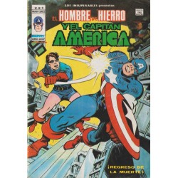 LOS INSUPERABLES PRESENTAN 9,11,12,14,15,16,18 Y 19 EL HOMBRE DE HIERRO Y EL CAPITAN AMERICA , ETAPA PUBLICADA EN LOS NUMEROS 7 AL 19 DE LA COLECCION