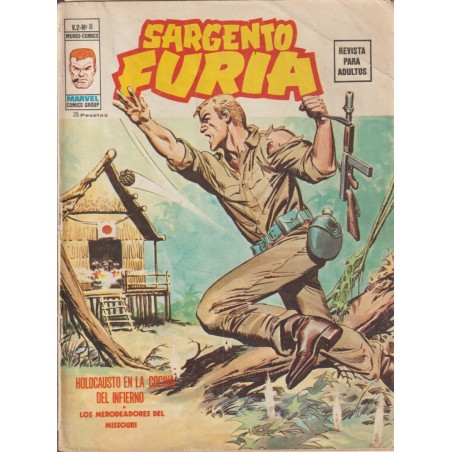 SARGENTO FURIA VOL.2 ED.VERTICE Nº 8 HOLOCAUSTO EN LA COCINA DEL INFIERNO