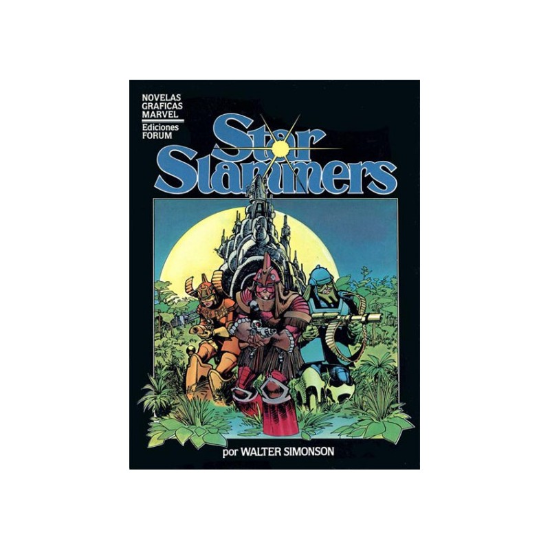 NOVELAS GRAFICAS MARVEL Nº 4 STAR SLAMMERS POR WALTER SIMONSON