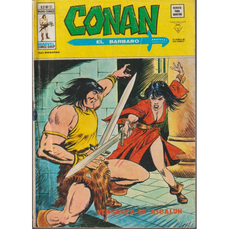 CONAN EL BARBARO VERTICE VOL.2  n. 21 - VENGANZA EN ASGALUN