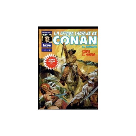 SUPER CONAN SEGUNDA EDICION Nº 5 CONAN EL NOMADA  ( NACERA UNA BRUJA )