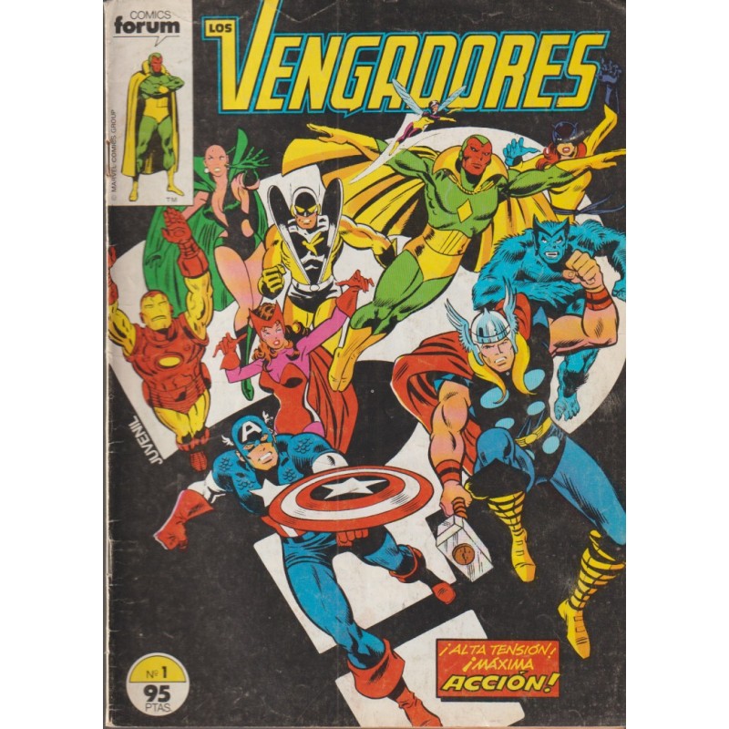 LOS VENGADORES VOL.1 ED.FORUM Nº 1 Y 2 , 1ª EDICION