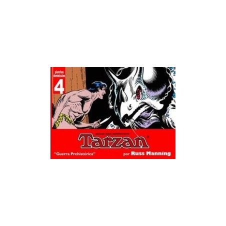 Tarzan planchas dominicales vol.4 al 7 POR RUSS MANNING