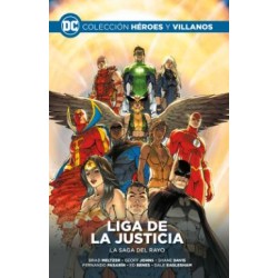 COLECCION HEROES Y VILLANOS n. 56 LA LIGA DE LA JUSTICIA : LA SAGA DEL RAYO