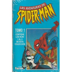 LAS AVENTURAS DE SPIDERMAN VOL.2 COLECCION COMPLETA 12 EJEMPLARES EN 2 RETAPADOS