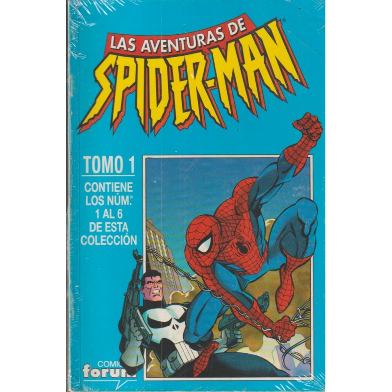 LAS AVENTURAS DE SPIDERMAN VOL.2 COLECCION COMPLETA 12 EJEMPLARES EN 2 RETAPADOS