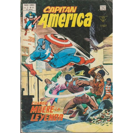 CAPITAN AMERICA ED.VERTICE VOL.3 Nº 35 CUANDO MUERE LA LEYENDA