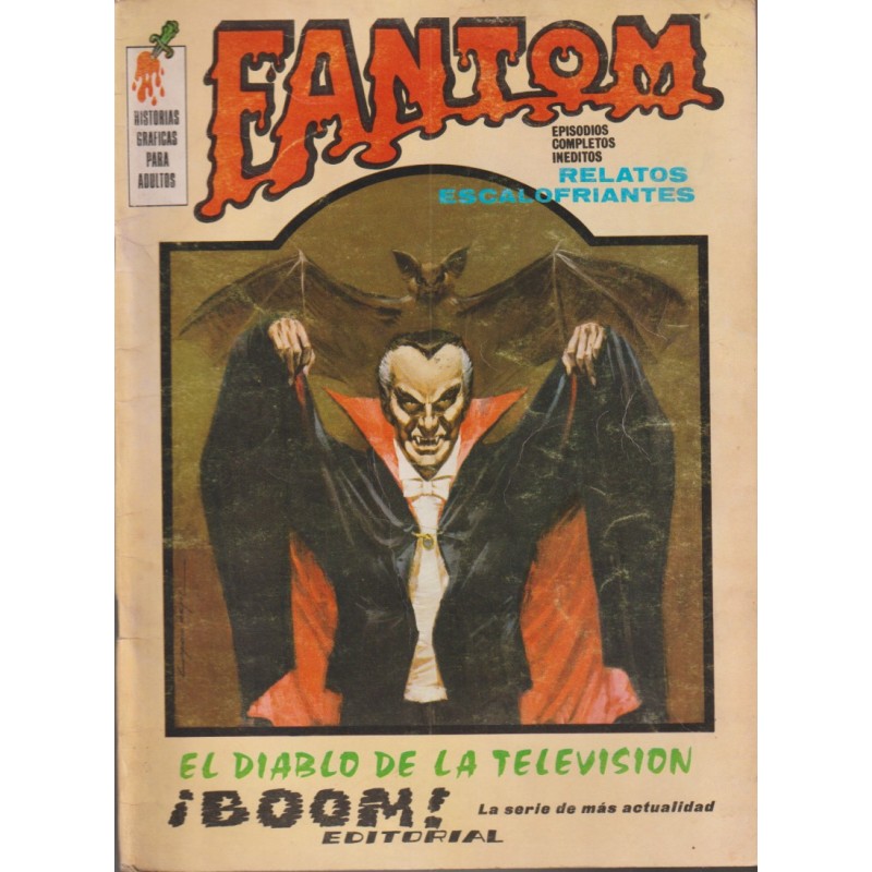 FANTOM ED.VERTICE VOL.1 Nº 3 EL DIABLO DE LA TELEVISION Y ¡ BOOM ¡