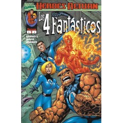 LOS 4 FANTASTICOS VOL.3 HEROES RETURN COLECCION COMPLETA , 34 COMICS POR CHRIS CLAREMONT Y SALVADOR LARROCA