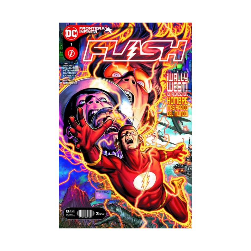 FLASH Nº 73 AL 75 COMIC-BOOK ED.ECC , FRONTERA INFINITA