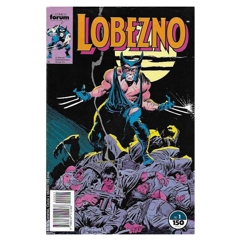 LOBEZNO VOL.1 NUMEROS 1 AL 7 ( CONTIENE LA PRIMERA APARICION DE LOBEZNO CONTRA HULK Y EL WENDIGO EN COMICS FORUM Nº 1 A 5 )