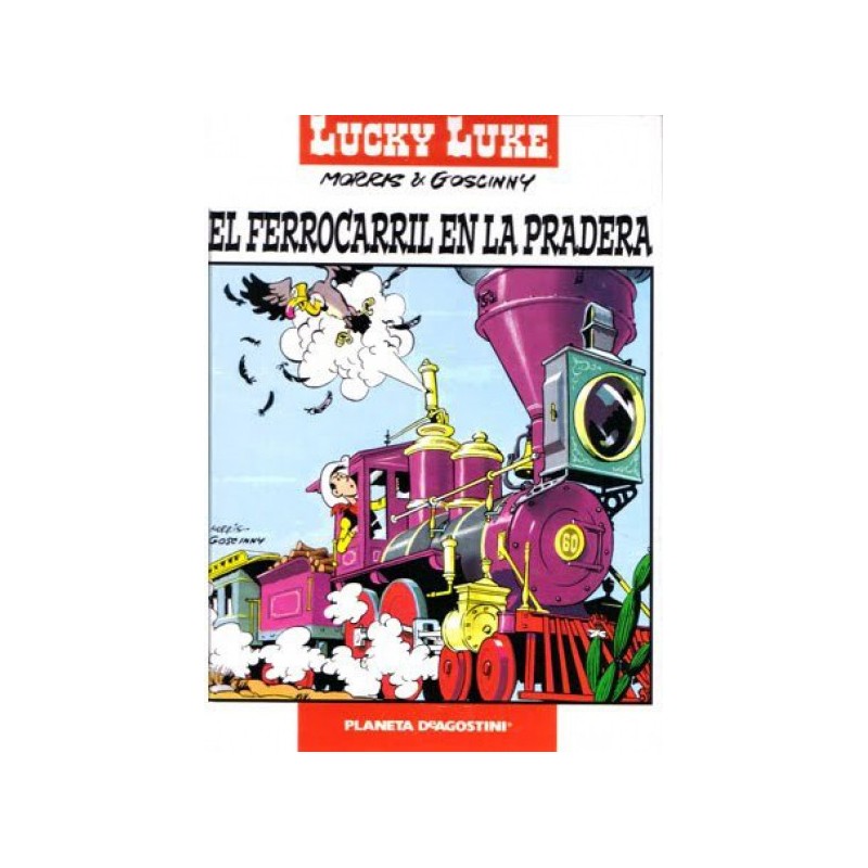 LUCKY LUKE ED.PLANETA Nº 2 EL FERROCARRIL EN LA PRADERA