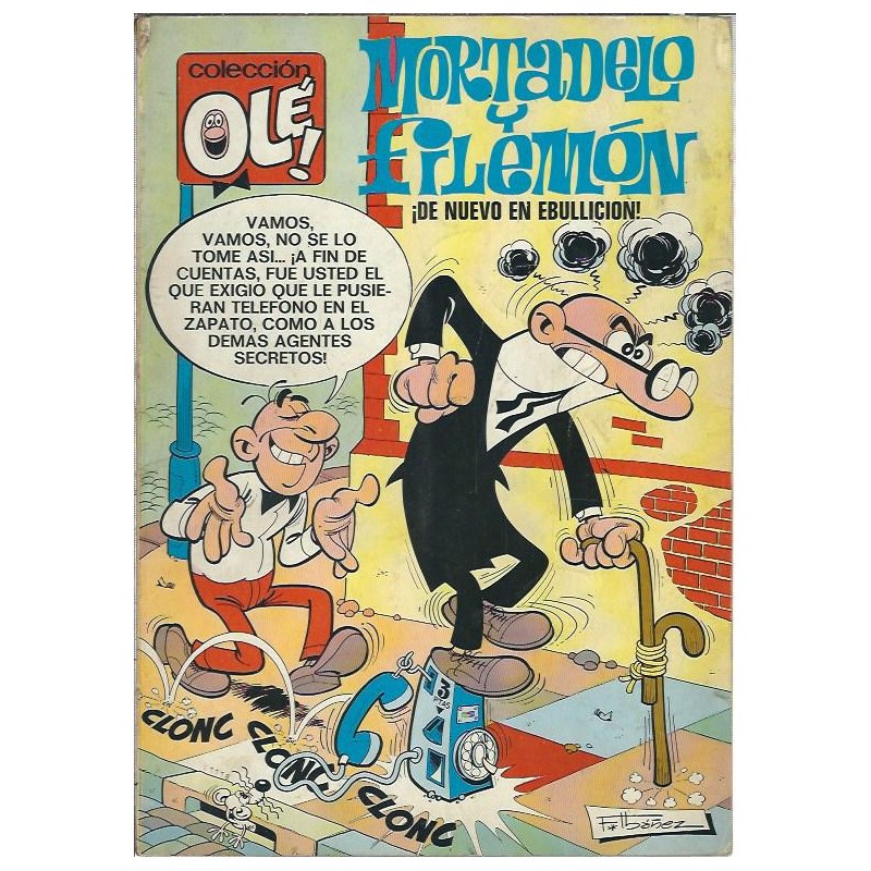 ¡ OLE ¡ MORTADELO Y FILEMON 1ª ED Nº 5 ¡ DE NUEVO EN EBULLICION ¡