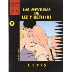 COLECCION X  COMICS PARA ADULTOS EDITORIAL LA CUPULA NUMERO 4,9,20 Y 28 - LAS AVENTURAS DE LIZ Y BETH COMPLETA 4 ALBUMES POR LEVIS