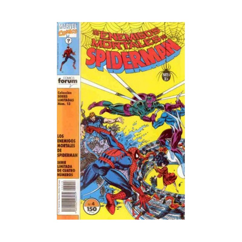 SERIES LIMITADAS Nº 13 SPIDERMAN LOS ENEMIGOS MORTALES DE SPIDERMAN Nº 4 DE 4