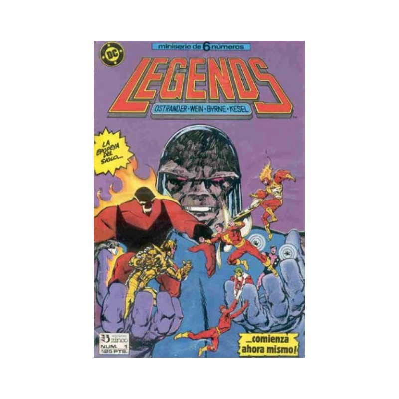 LEGENDS Nº 1 DE 6 ED.ZINCO POR JOHN BYRNE