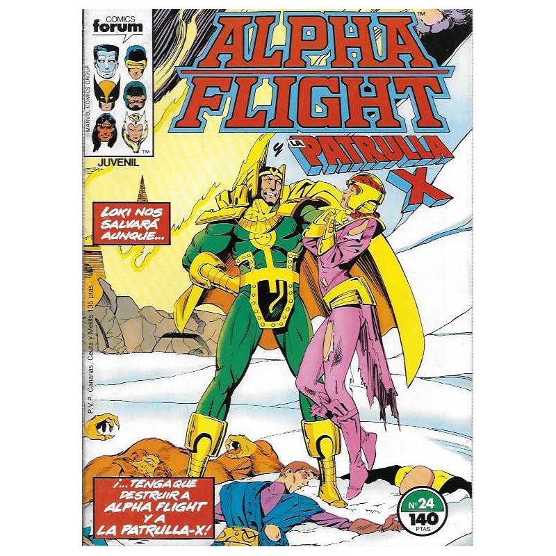 ALPHA FLIGHT Y LA PATRULLA X VOL.1 Nº 24