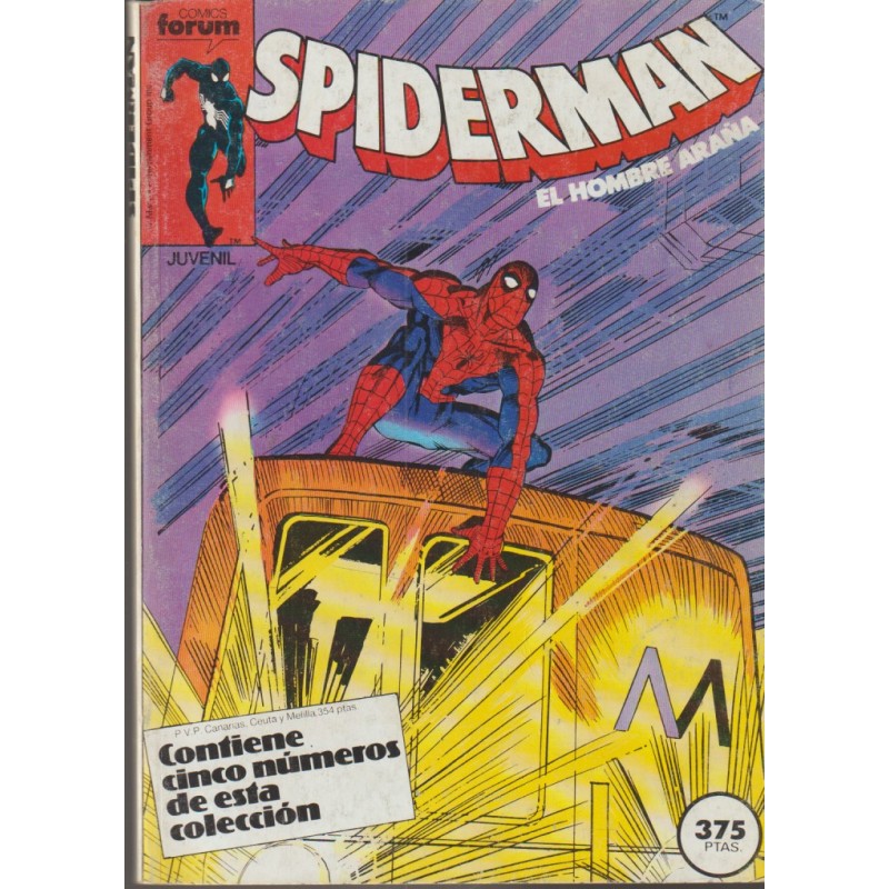 SPIDERMAN VOL.1 RETAPADO CON LOS NUMEROS 136 A 140