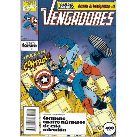 LOS VENGADORES VOL.1 ED.FORUM NUMEROS 96 AL 99, RETAPADO