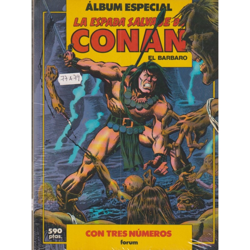 LA ESPADA SALVAJE DE CONAN VOL.1 RETAPADO CON LOS NUMEROS 77 AL 79