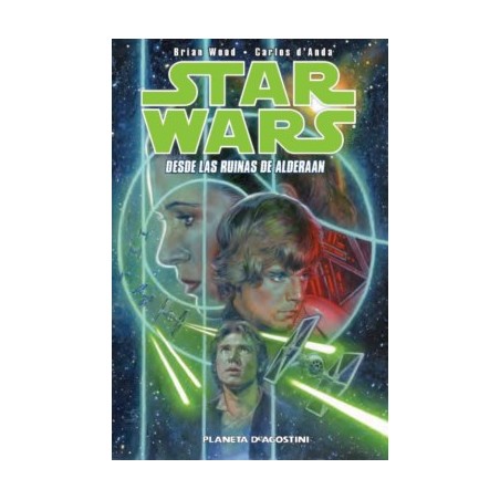 STAR WARS DE BRIAN WOOD COL.COMPLETA 4 TOMOS : EN LA SOMBRA DE YAVIN,DESDE LAS RUINAS DE ALDERAAN,PRINCESA REBELDE Y ESPERANZA ROTA