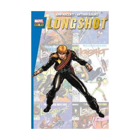 LONGSHOT DE ANN NOCENTI Y ARTHUR ADAMS MARVEL GOLD RUSTICA